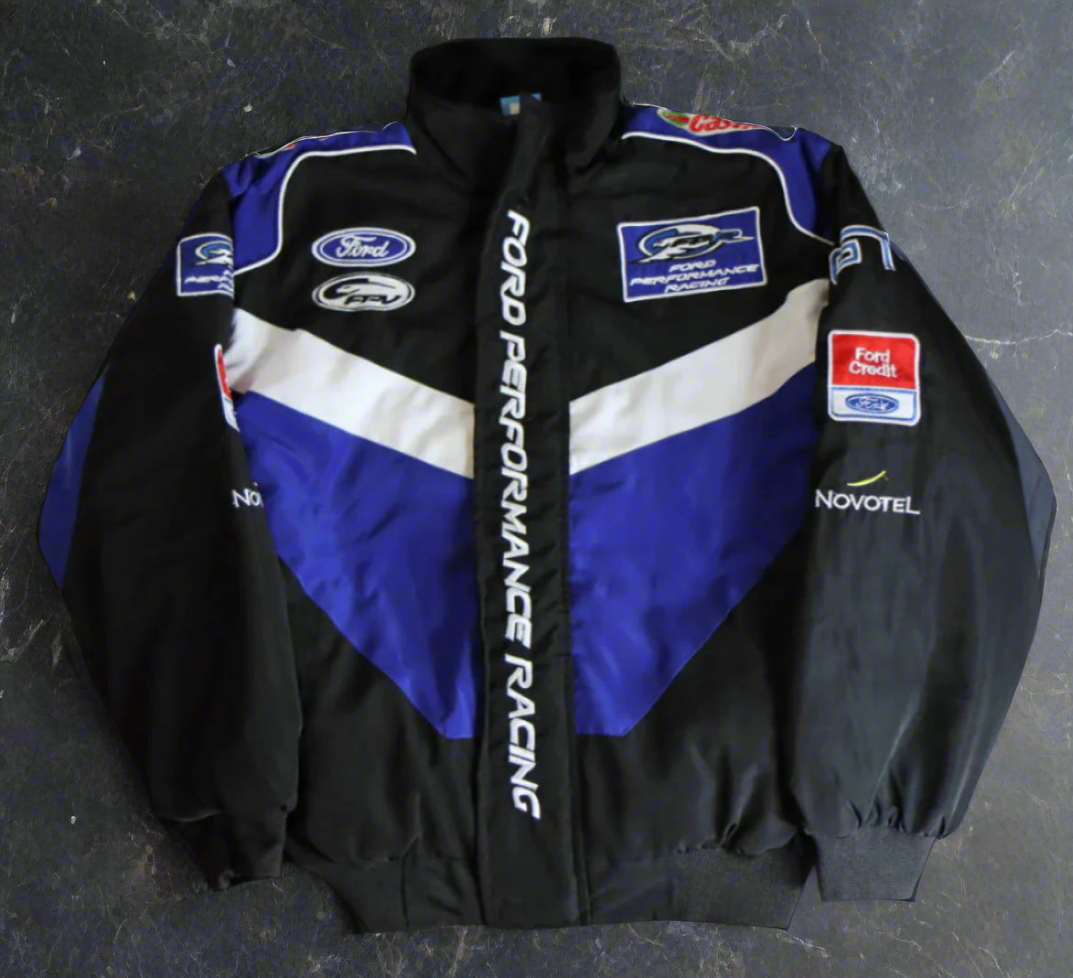 Embroidered Ford Racing Bomber Jacket