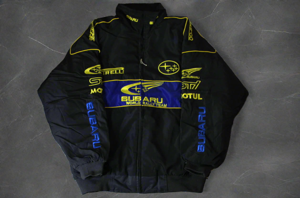 Embroidered Subaru Racing Bomber Jacket