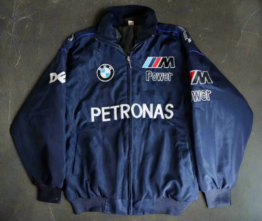 Embroidered "M power" BMW Racing Bomber Jacket