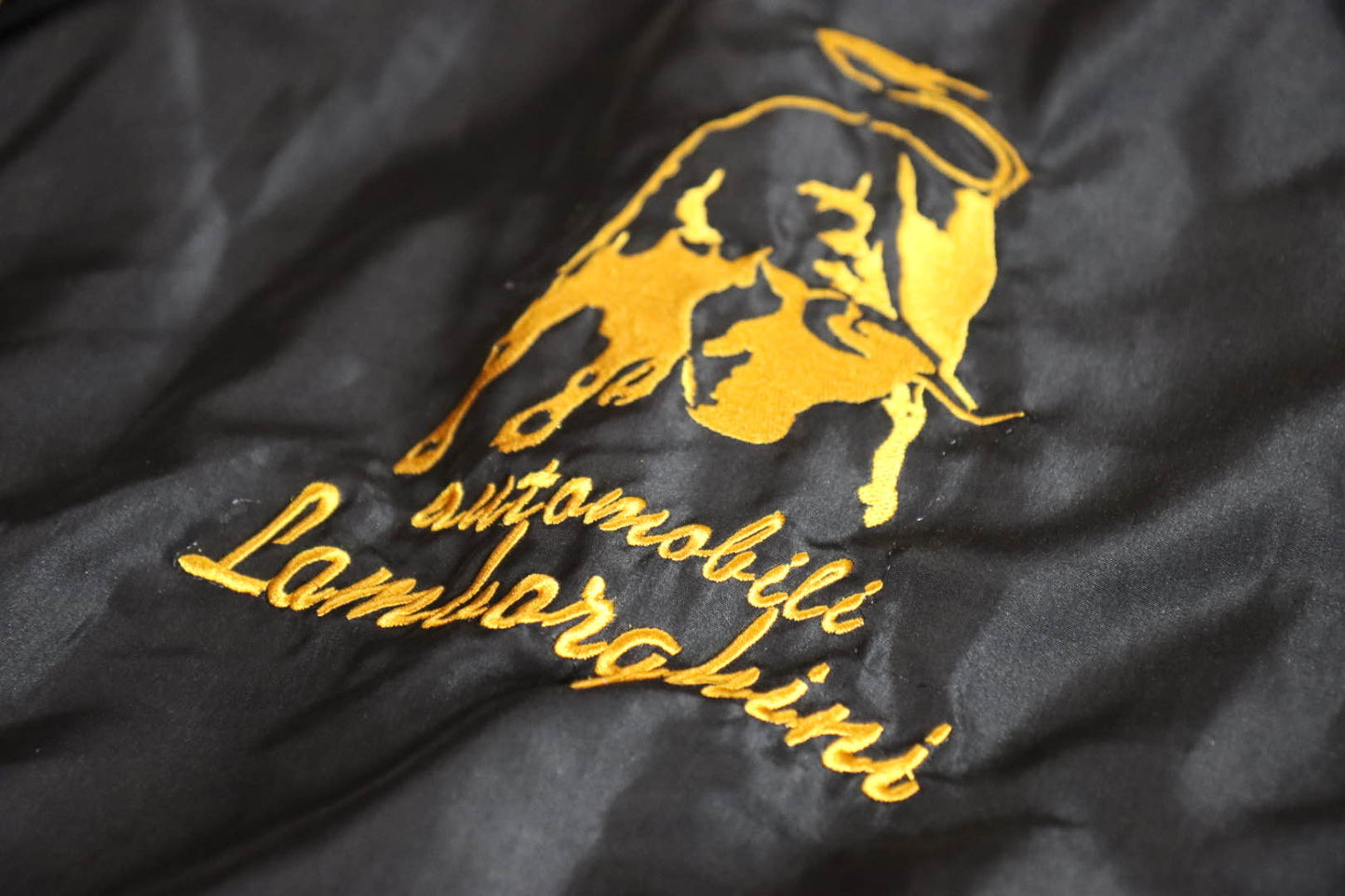 Embroidered Lamborghini Racing Bomber Jacket