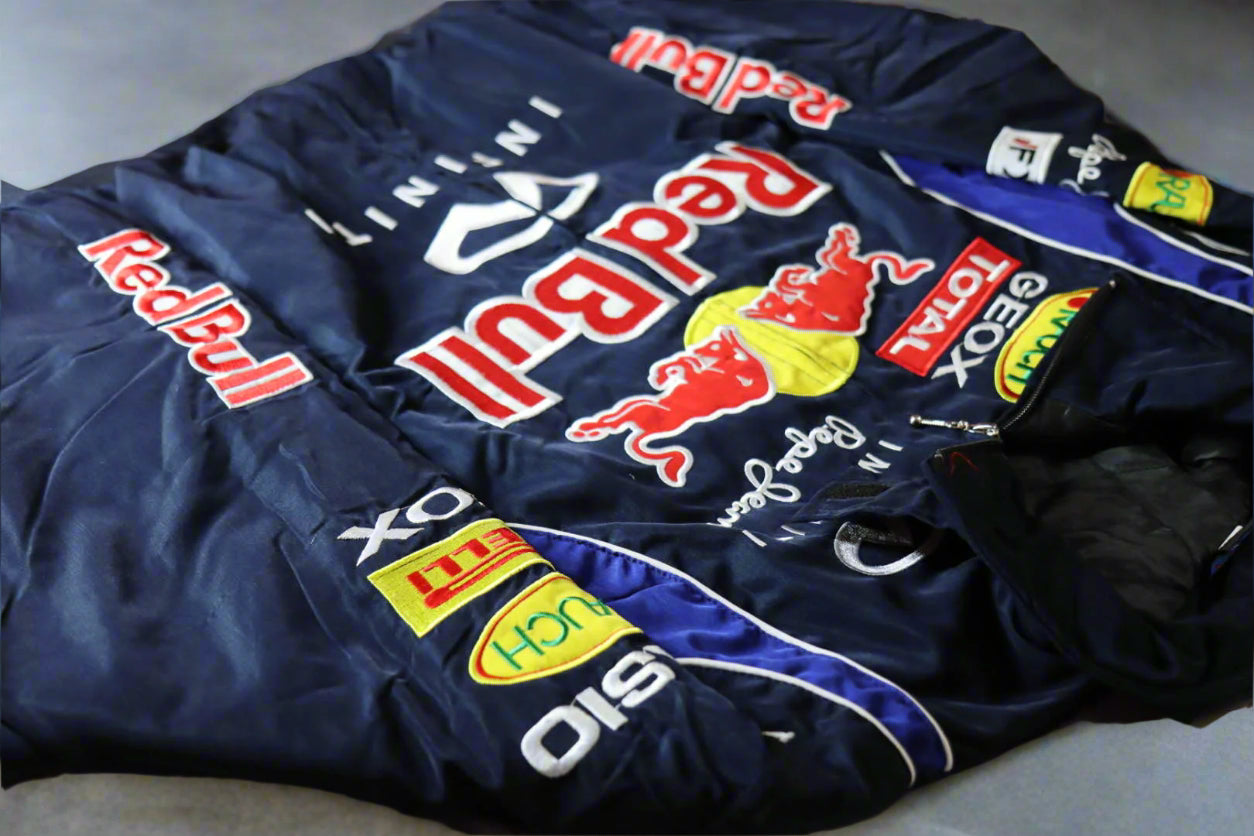 Embroidered Red bull Racing Bomber Jacket