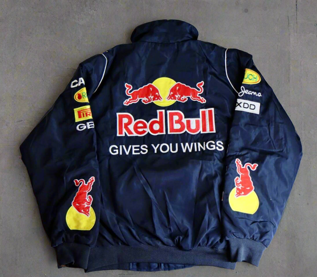 Embroidered Red bull Racing Bomber Jacket