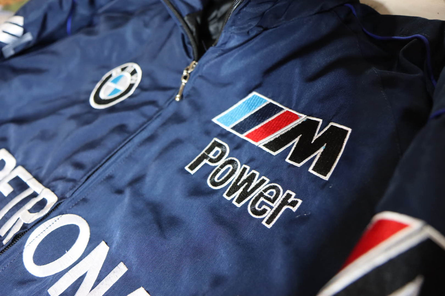 Embroidered "M power" BMW Racing Bomber Jacket