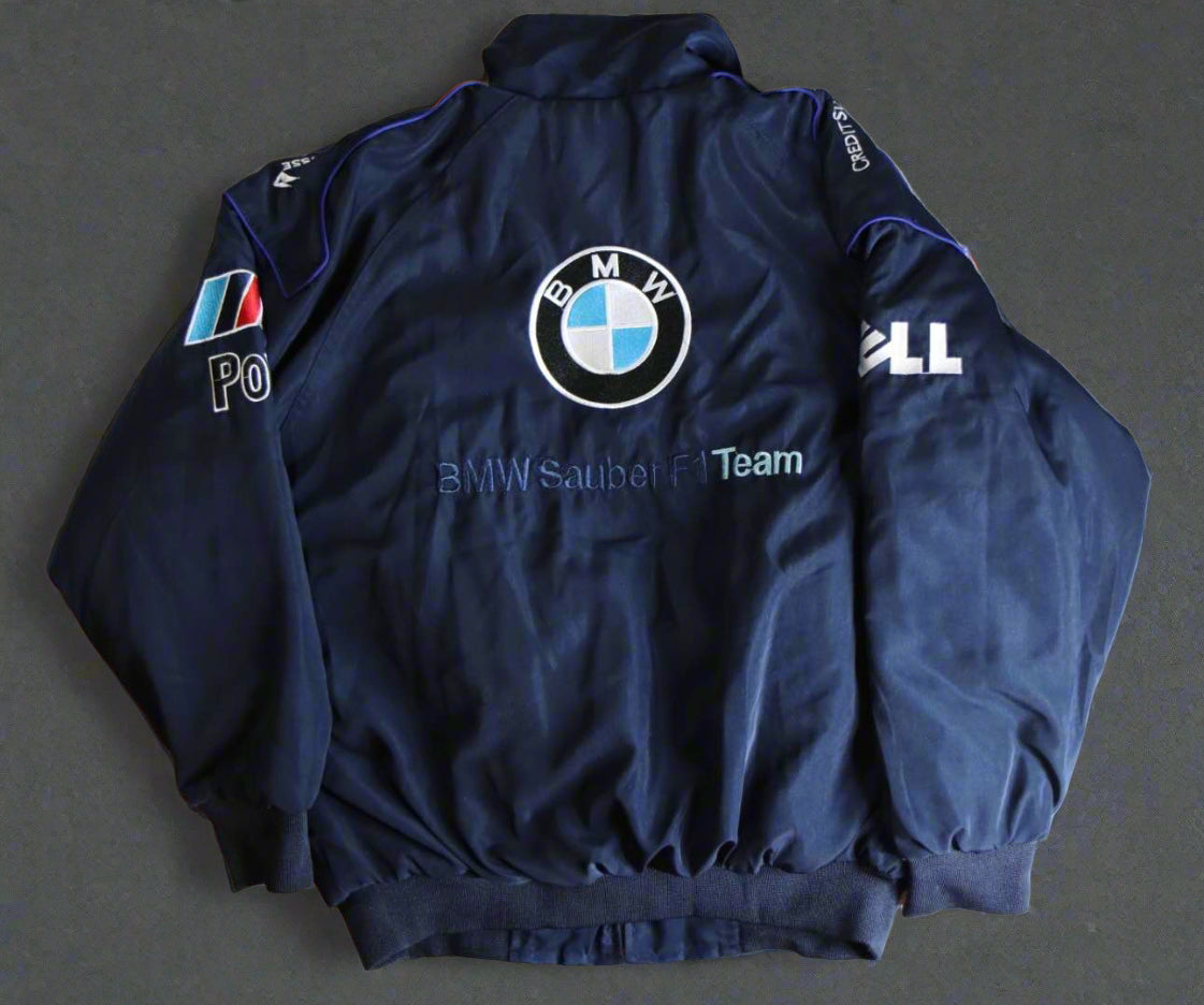 Embroidered "M power" BMW Racing Bomber Jacket