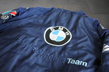 Embroidered "M power" BMW Racing Bomber Jacket