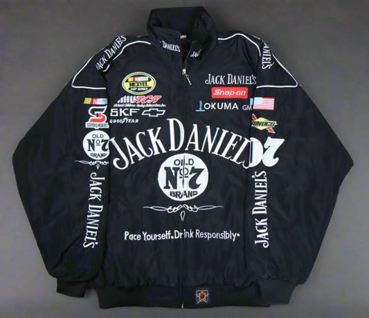 Embroidered Jack Daniels Racing Jacket