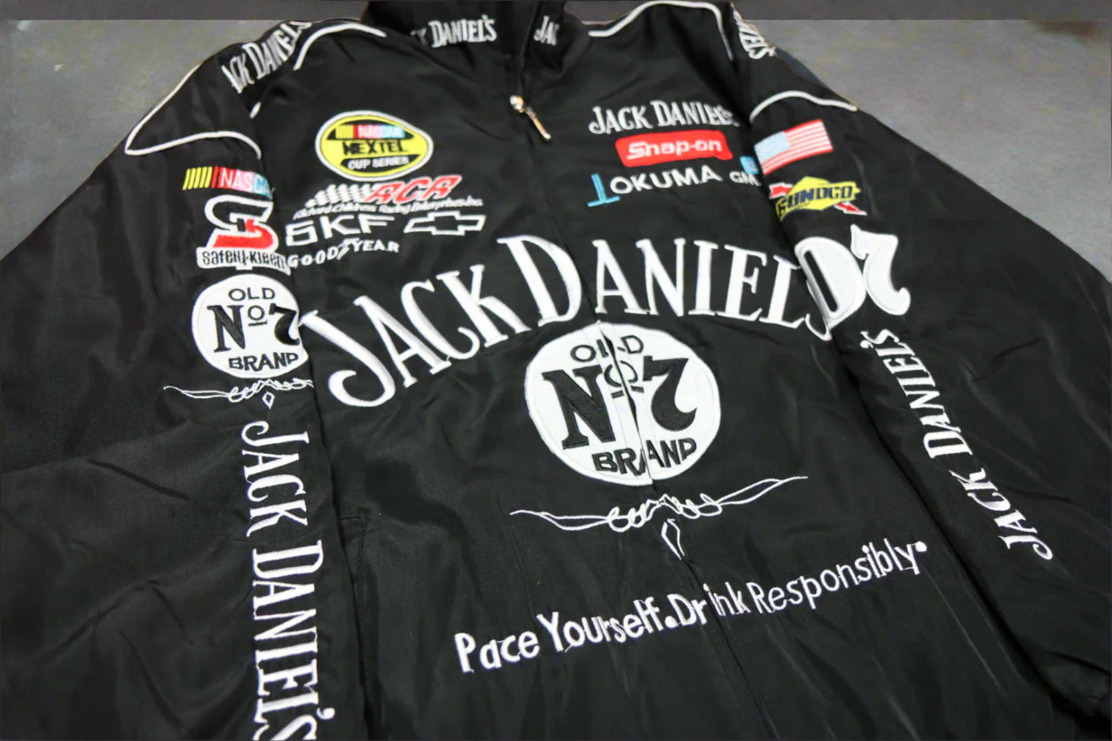 Embroidered Jack Daniels Racing Jacket