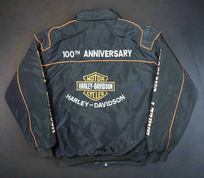 Embroidered Harley Davidson Riding Jacket