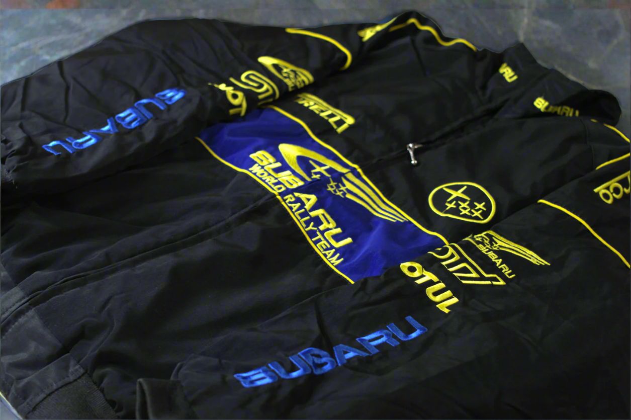 Embroidered Subaru Racing Bomber Jacket