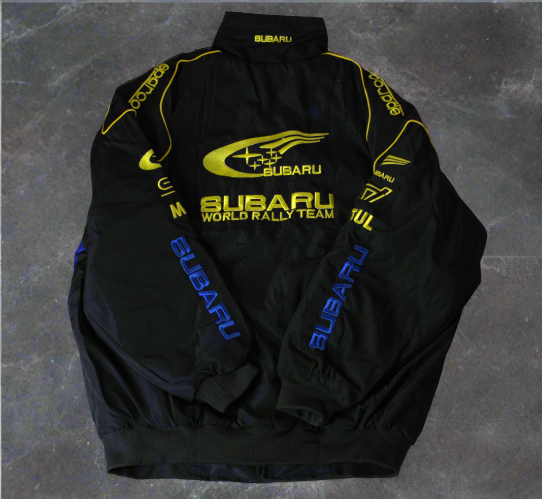 Embroidered Subaru Racing Bomber Jacket