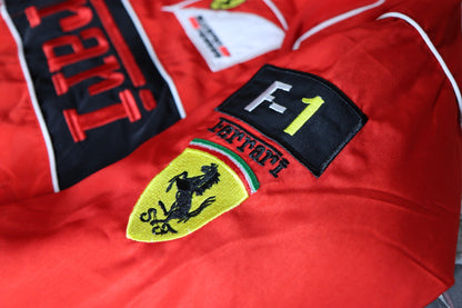 Ferrari Embroidered Racing Bomber Jacket